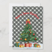 Stewart Blue Dress Scottish Clan Tartan Christmas Feestdagenkaart (Voorkant)