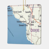 Stewart City Florida Map Keramisch Ornament (Links)