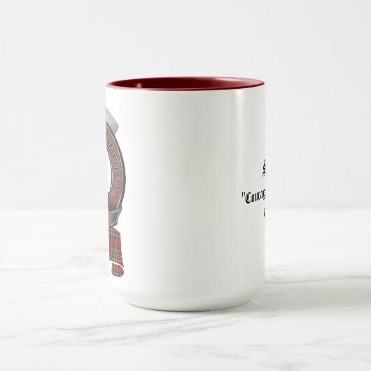 Stewart Clan Badge Combo 15oz Mok (Midden)