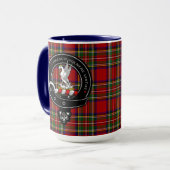 Stewart Clan Badge Combo 15oz Mug (Devant gauche)