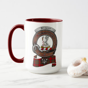 Stewart Clan Badge Combo 15oz Mug