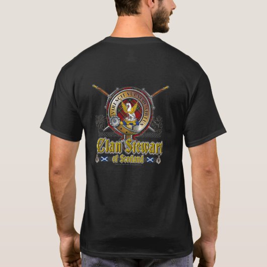 Stewart Clan Badge T-shirt (Achterkant)