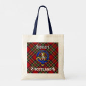 Stewart Clan Badge Tartan Tas (Achterkant)