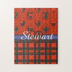Stewart clan Pset Scottish tartan Legpuzzel