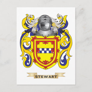 Stewart Coat of Arms (familiewapen) Briefkaart
