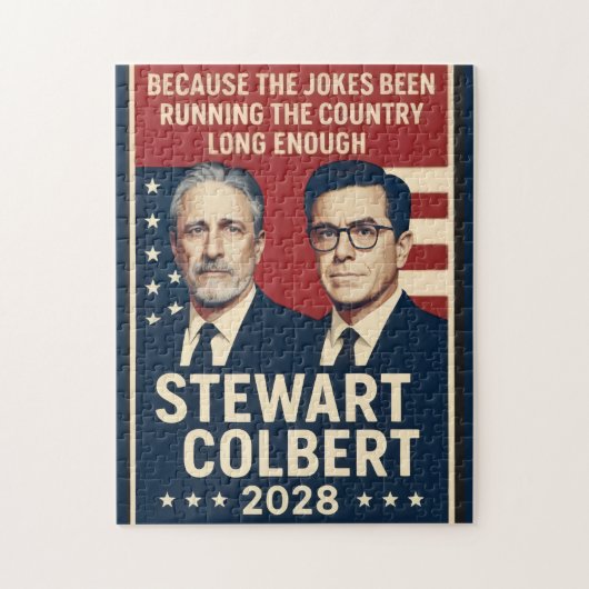 Stewart/Colbert 2028 Legpuzzel (Verticaal)