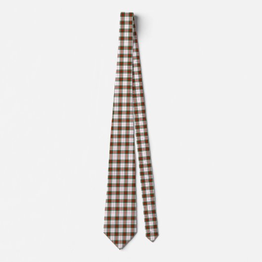 Stewart Festive King George Tartan Plaid Cravate (Devant)