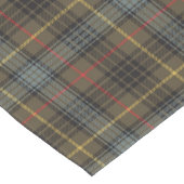 Stewart Hunting Weathered Tartan Pset Pattern Korte Tafelloper (Hoek)