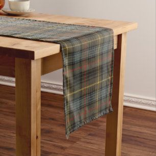 Stewart Hunting Weathered Tartan Pset Pattern Lange Tafelloper