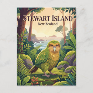 Stewart Island Nieuw-Zeeland Briefkaart
