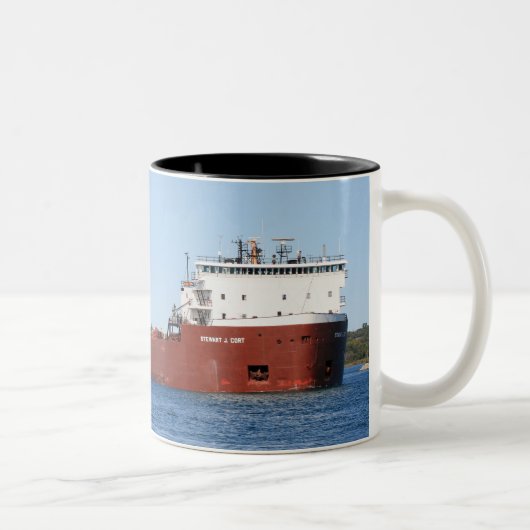 Stewart J. Cort Great Lakes Freighter Coffee Mug (Droit)
