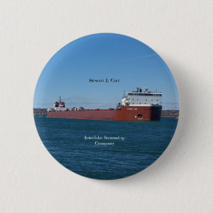 Stewart J. Cort-knop Ronde Button 5,7 Cm