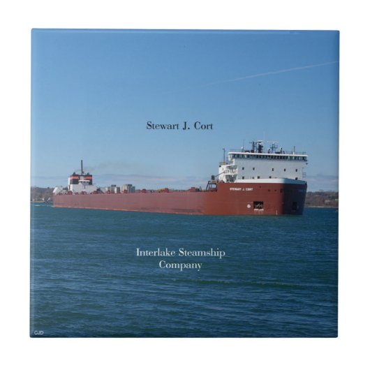 Stewart J. Cort tegel Tegeltje (Voorkant)