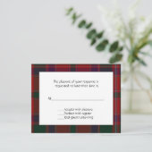 Stewart Plaid Carte RSVP (Debout devant)