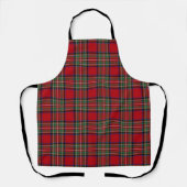 Stewart Pset Black Red Tartan Schort (Voorkant)