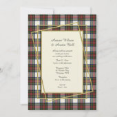 Stewart Robe Moderne avec Gold Frame Invitation (Devant)