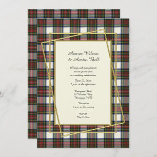 Stewart Robe Moderne avec Gold Frame Invitation