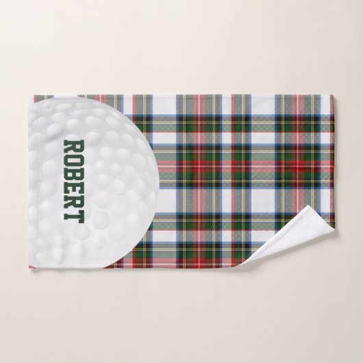 Stewart Robe Tartan Plaid Golf Serviette (Serviette à main)