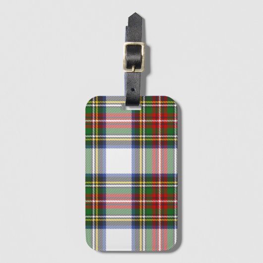 Stewart Royal Dress Pset Scottish Pattern Bagagelabel (Voorkant (verticaal))