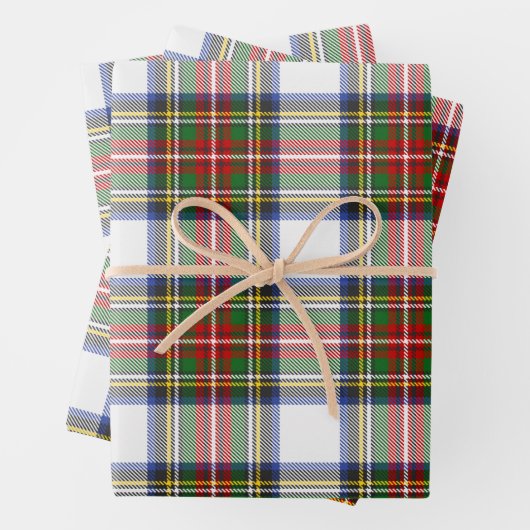 Stewart Royal Dress Pset Scottish Pattern Ident Inpakpapier Vel (In situ)