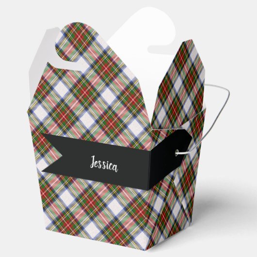 Stewart Royal Jurk Schots Tartan Plaid Patroon Bedankdoosjes (Geopend)