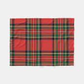 Stewart Royal Tartan. Fleece Deken (Voorkant (Horizontaal))