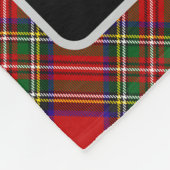 Stewart Scottie Dog Tartan Gepersonaliseerde hond Fleece Deken (Hoek)
