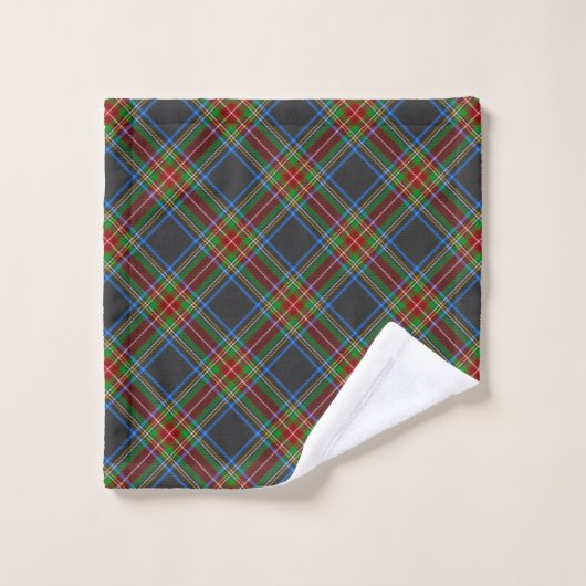 Stewart Stuart Black Clan Tartan (Gant de toilette)