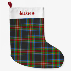 Stewart Stuart Black Clan Tartan Grote Kerstsok