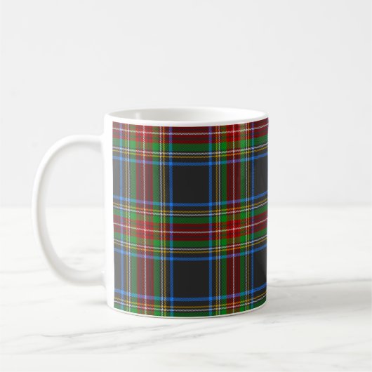 Stewart Stuart Black Clan Tartan Koffiemok (Links)