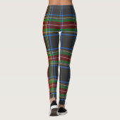 Stewart Stuart Black Clan Tartan Leggings (Achterkant)