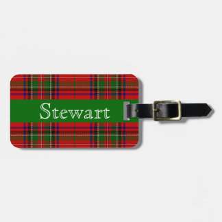 Stewart Tartan Bagagelabel