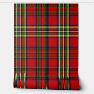 Stewart Tartan Plaid Schotse clan Behang