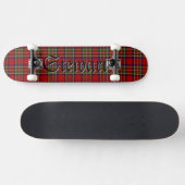 Stewart Tartan Schots geruite patroon Skateboard (Horizontaal)