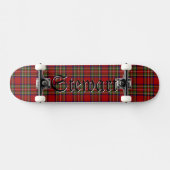 Stewart Tartan Schots geruite patroon Skateboard (Horizontaal)