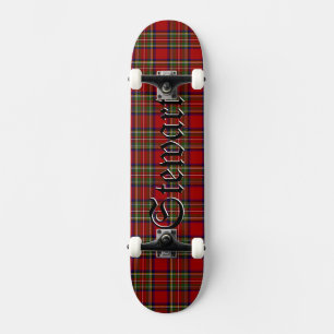 Stewart Tartan Schots geruite patroon Skateboard