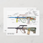 Steyr Aug Briefkaart (Voorkant / Achterkant)