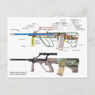 Steyr Aug Briefkaart