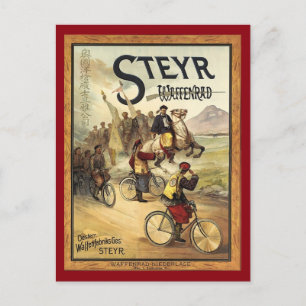 Steyr Firearms Advert Vintage Briefkaart