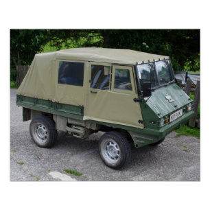 Steyr Puch Haflinger Perfect Poster