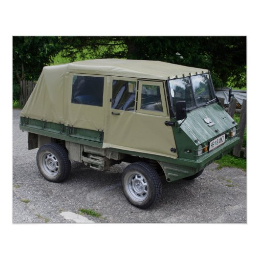 Steyr Puch Haflinger Perfect Poster (Voorkant)