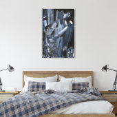 Stibnietkristallen Canvas Afdruk (Insitu (Slaapkamer))