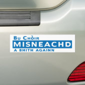 Sticeadair Mòr Misneachd Bumpersticker (Op auto)