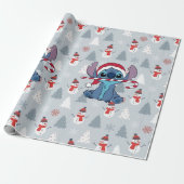 Stich wrapping paper cadeaupapier (Uitgerold)