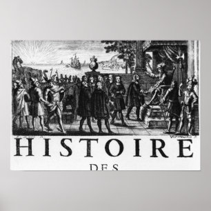 Stichting van Louis XIV, koning van Frankrijk Poster