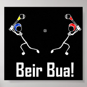 Stick Avec Sport Hurling Poster Beir Bua