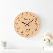 Stick Avec Sport Piste Temps Décathlon Horloge (Maison)