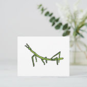 Stick Bug Insect Briefkaart (Staand voorkant)