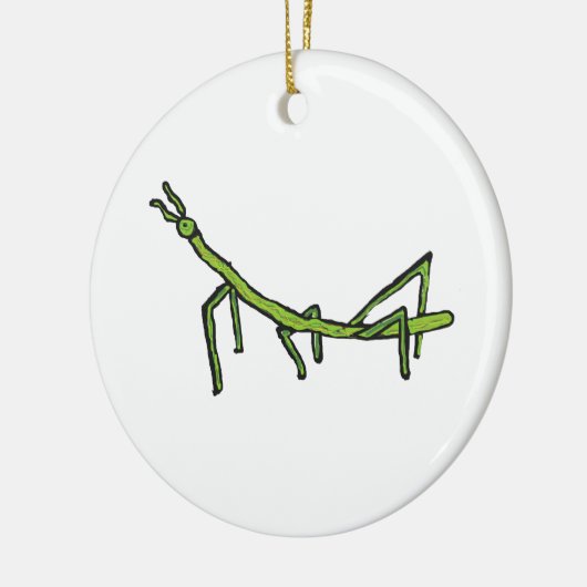 Stick Bug Insect Keramisch Ornament (Links)