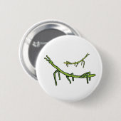 Stick Bug Insect Ronde Button 5,7 Cm (Voorkant /achterkant)